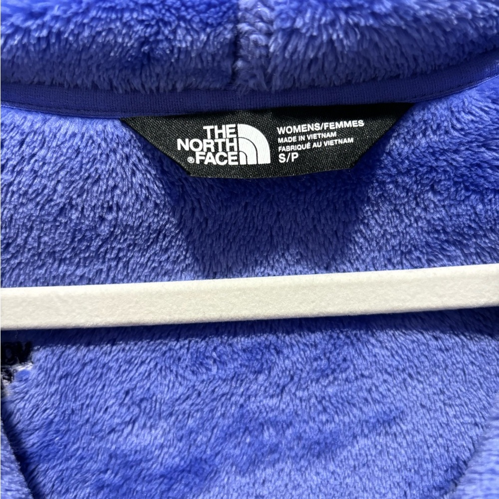 The North Face Purple zip up fleece jacket, size small - Picture 3 of 8
